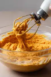 sweet potato pie mixing