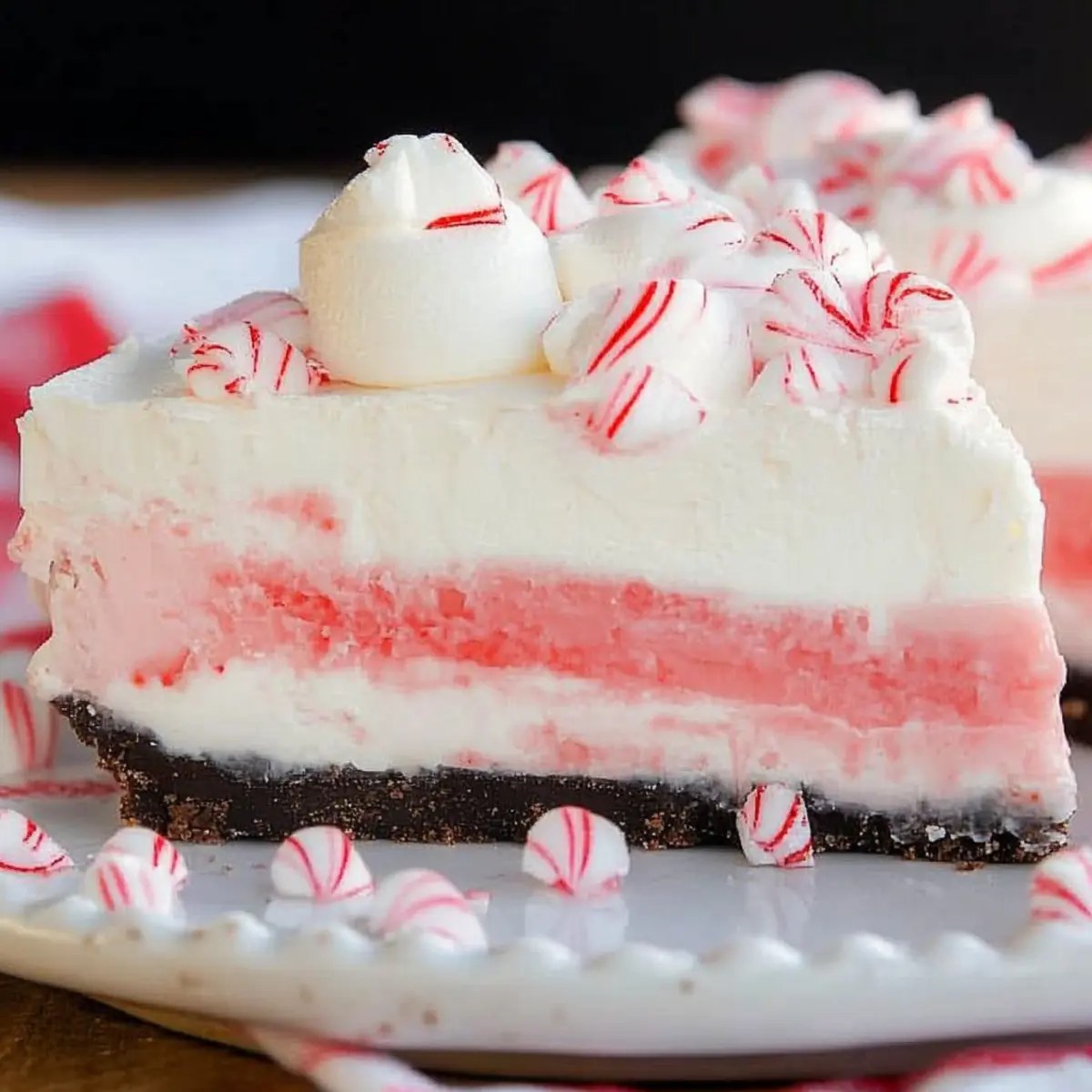 Irresistibly Decadent No-Bake Peppermint Lush Layered Dessert 2