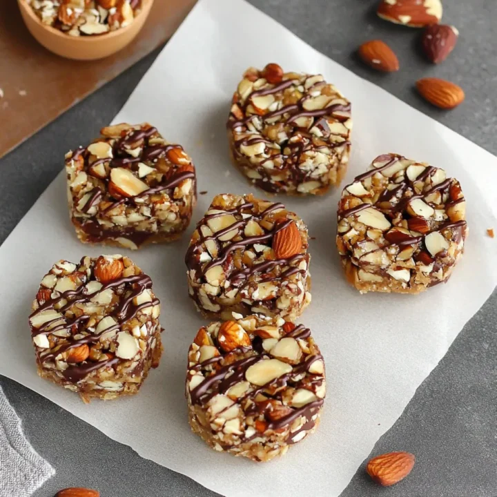 Easy Homemade Nut Bars with Dark Chocolate Drizzle