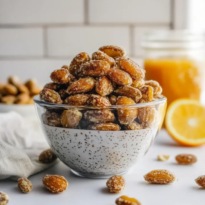 Irresistibly Crunchy Orange Candied Almonds for Gifting 41 Orange Candied Almonds
