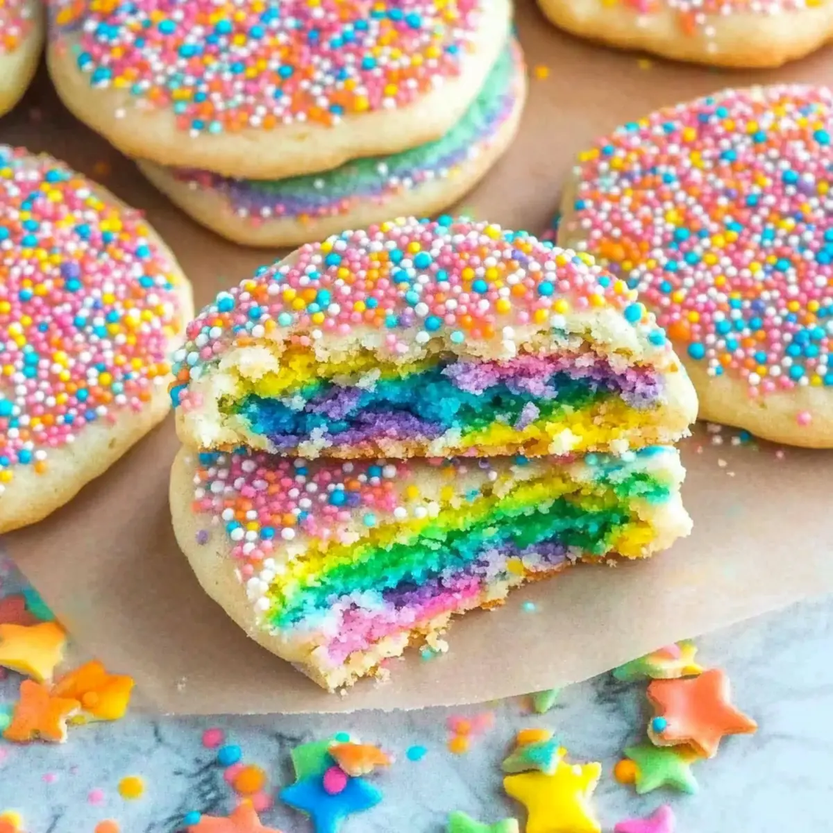 Vibrant Rainbow Butter Cookies That Are Delightfully Easy to Make 18 fduagksjrj95ohsthvfu