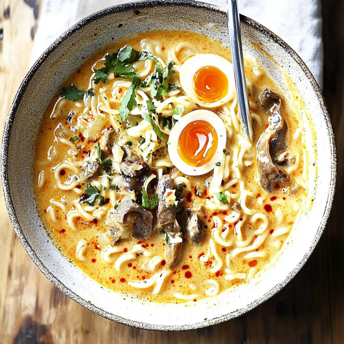 Spicy Coconut Curry Ramen