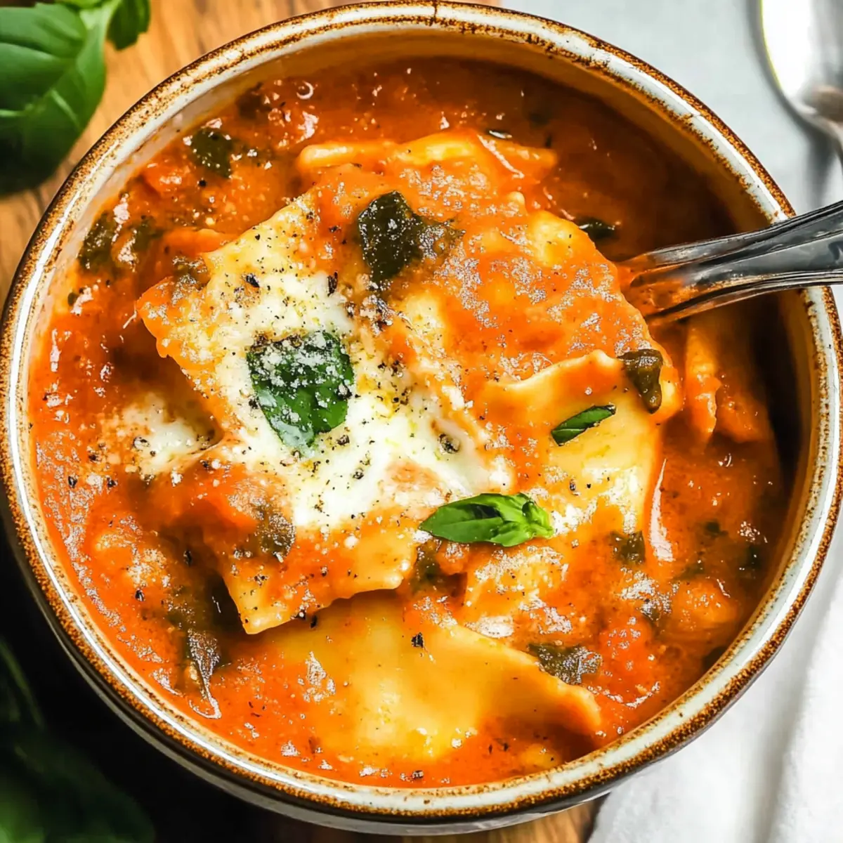 Easy Creamy Lasagna Soup
