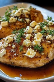 Hot Honey Infused Feta Chicken