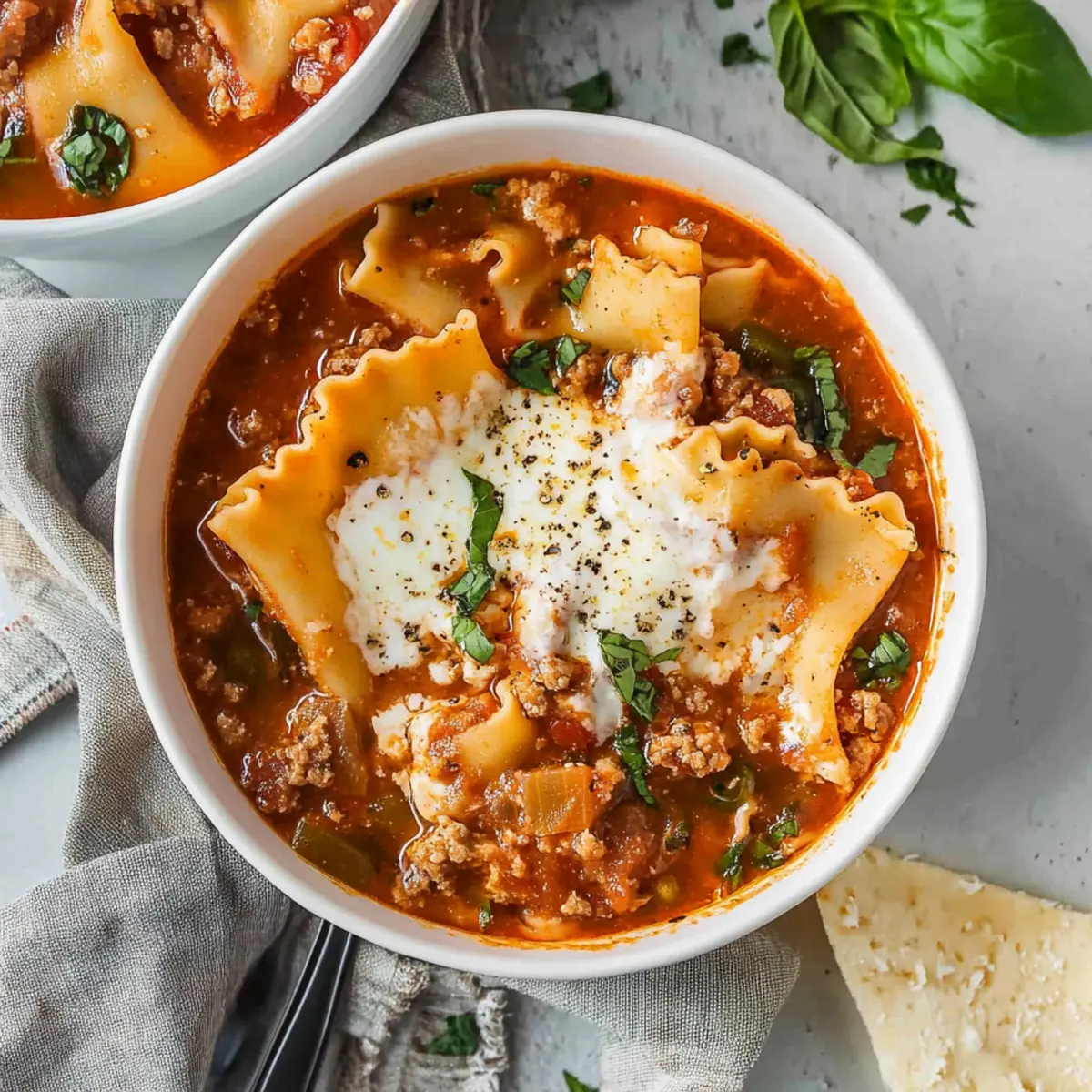 Irresistibly Cozy: Easy Lasagna Soup for Comfort Food Lovers 1