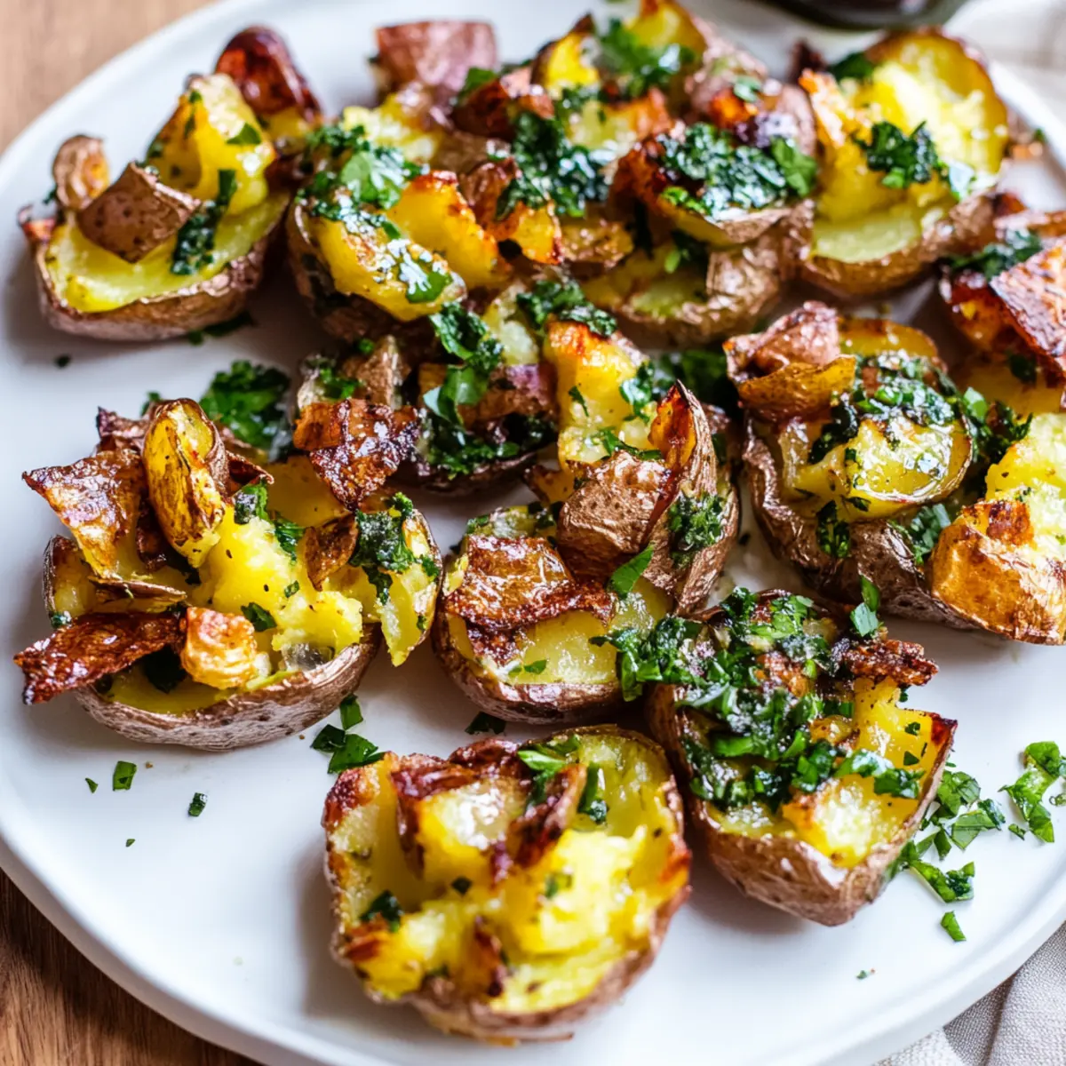 Perfectly Crispy Smashed Potatoes: Irresistibly Easy & Vegan 2