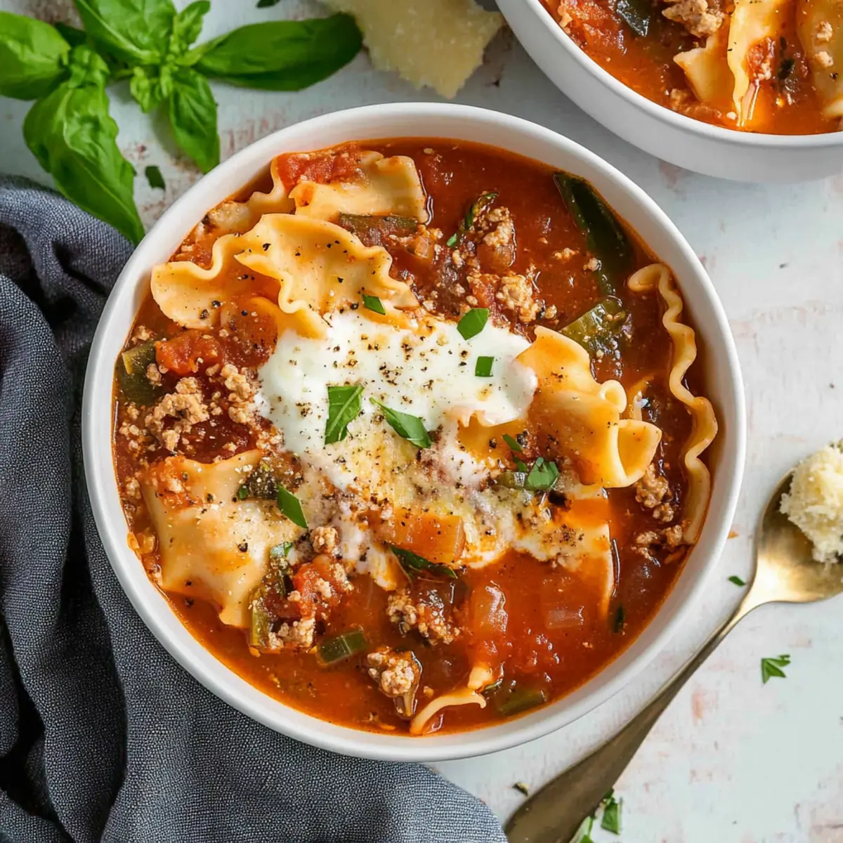 Irresistibly Cozy: Easy Lasagna Soup for Comfort Food Lovers 2